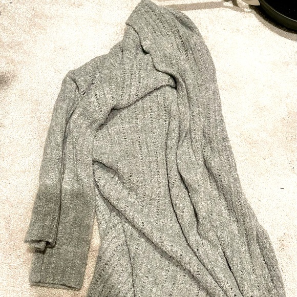 Lucky Brand Sweaters - GRAY KNIT LUCKY BRAND CARDIGAN